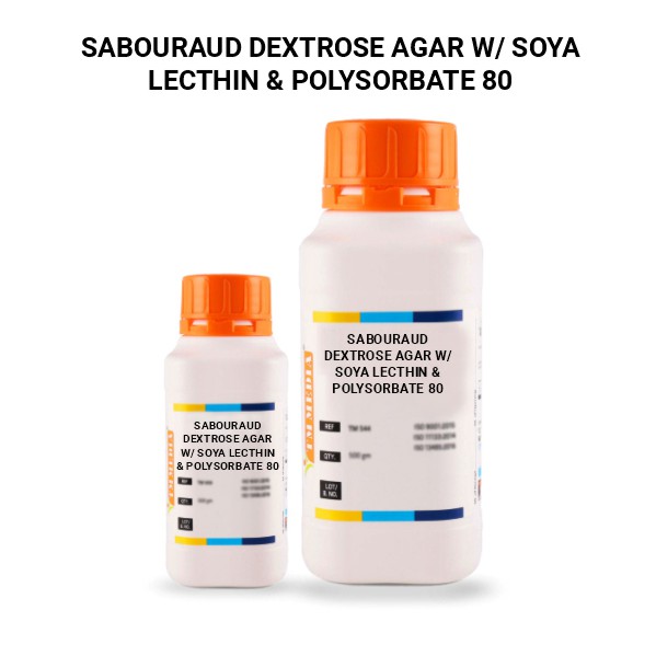 Sabouraud Dextrose Agar W/ Soya Lecthin & Polysorbate 80